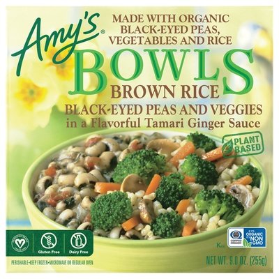 Amys Brown Rice Black-Eyed Peas And Veggies Og3 12/9 OZ [UNFI #511436] [ebt]