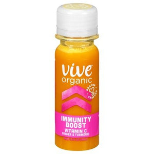 Vive Organic Shot Vitamin C Ginger & Turmeric Immunity Boost Og2 12/2 OZ [UNFI #2695773] [ebt] T