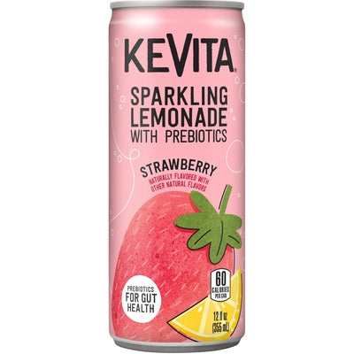 Kevita Sparkling Lemonade With Prebiotics Strawberry Og2 12/12 oz [UNFI #3065463] T [ebt]
