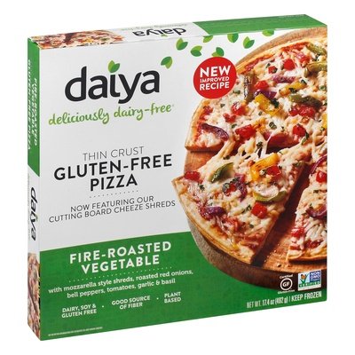 Daiya Pizza Gluten-Free Fire-Roasted Vegetable Thin Crust 8/17.4 OZ [UNFI #1743459] [ebt]