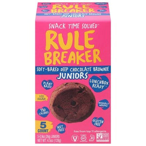 Rule Breaker Snacks Brownie Deep Chocolate Soft-Baked 6/4.5 OZ [UNFI #2862779] [ebt]