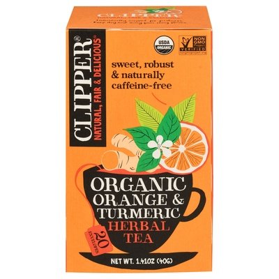Clipper Herbal Tea Orange & Turmeric Og2 6/20 BAG [UNFI #2870731] [ebt]