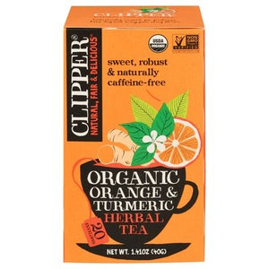 Clipper Herbal Tea Orange & Turmeric Og2 6/20 BAG [UNFI #2870731] [ebt]