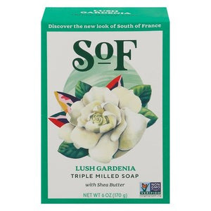 South Of France Soap Triple Milled Lush Gardenia 1/6 OZ [UNFI-CARLISLE #1705938] T