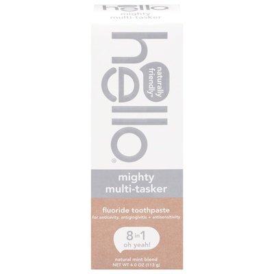 Hello Products Toothpaste Mighty Multi-Tasker 8 In 1 1/4 OZ [UNFI-CARLISLE #3007556] T
