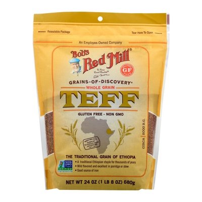 Bobs Red Mill Teff Whole Grain 4/24 OZ [UNFI #2486454] [ebt]