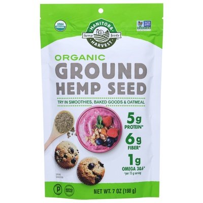 Manitoba Harvest Hemp Seed Organic Ground Og2 1/7 OZ [UNFI-CARLISLE #2834497]