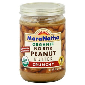 Maranatha Peanut Butter No Stir Organic Crunchy Og2 6/16 OZ [UNFI #1899616] [ebt]