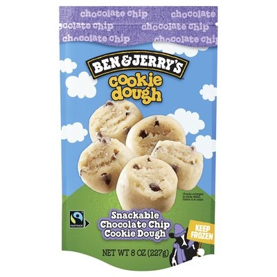Ben & Jerrys Cookie Dough Chocolate Chip Snackable 8/8 OZ [UNFI #2551984] [ebt]