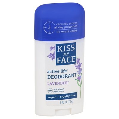 Kiss My Face Deodorant Lavender 1/2.48 OZ [UNFI-CARLISLE #587675] T