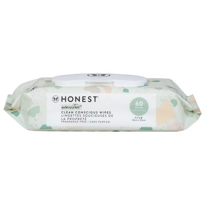 The Honest Co Wipes Clean Conscious 1/60 CT [UNFI-CARLISLE #2924538] T