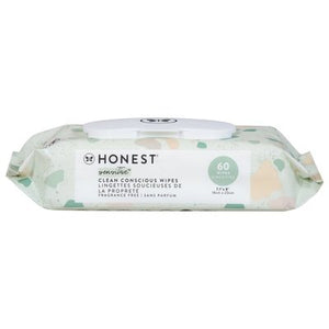 The Honest Co Wipes Clean Conscious 1/60 CT [UNFI-CARLISLE #2924538] T