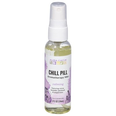 Aura Cacia Aromatherapy Mist Calming Chill Pill 1/2 OZ [UNFI-CARLISLE #1115377] T