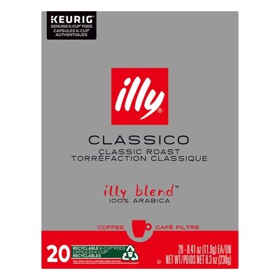 Illy Caffe Coffee Classic Roast Classico K-Cup Pods 4/20 CT [UNFI #2958825] [ebt]