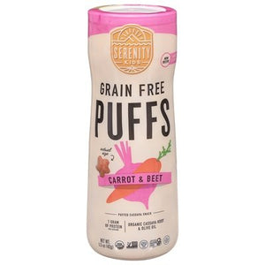 Serenity Kids Puffs Grain Free Carrot & Beet Og2 6/1.5 OZ [UNFI #2684066] [ebt]