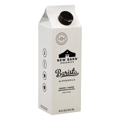 New Barn Almondmilk Organic Barista Og2 12/32 OZ [UNFI #2931871] [ebt] T