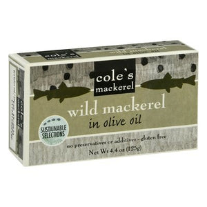 Coles Mackarel In Olive Oil Wild 10/4.4 OZ [UNFI-CARLISLE #936286] [ebt]