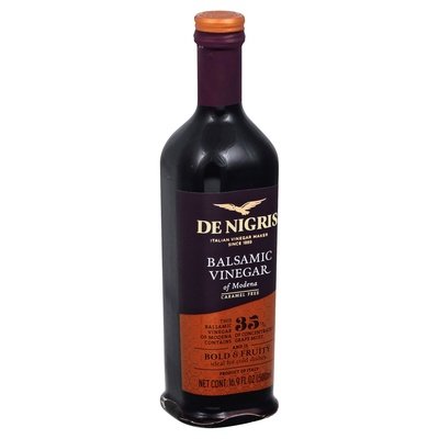 De Nigris Balsamic Vinegar Of Modena Caramel Free 6/16.9 OZ [UNFI #654640] [ebt]