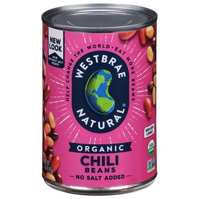 Westbrae Chili Beans Organic Og2 12/15 OZ [UNFI #404749] [ebt]