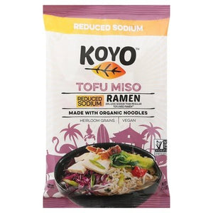 Koyo Ramen Reduced Sodium Tofu Miso Og3 12/2.1 OZ [UNFI-CARLISLE #1181817] [ebt]