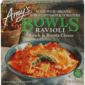 Amys Ravioli Spinach & Ricotta Cheese Og3 Og3 12/8.5 oz [UNFI #1843697 ] [ebt]