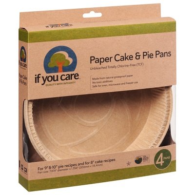If You Care Pans Paper Cake & Pie 6/4 CT [UNFI #1117092] T