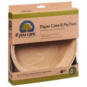 If You Care Pans Paper Cake & Pie 6/4 CT [UNFI #1117092] T