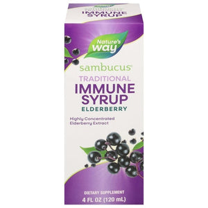 Natures Way Immune Syrup Traditional Elderberry 1/4 OZ [UNFI-CARLISLE #585968]