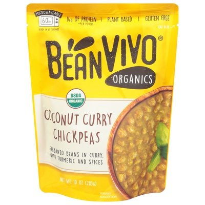 Beanvivo Chickpeas Coconut Curry Og2 6/10 OZ [UNFI #2697886] [ebt]