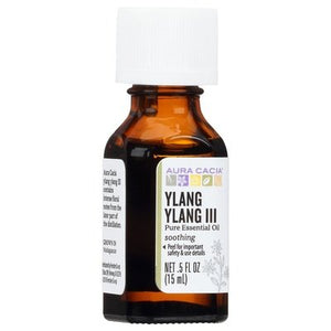Aura Cacia Pure Essential Oil Ylang Ylang Iii Soothing 1/.5 OZ [UNFI-CARLISLE #713842] T