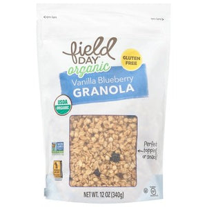 Field Day Granola Organic Vanilla Blueberry Og2 6/12 OZ [UNFI #1854447] [ebt]