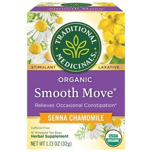 Traditional Medicinals Herbal Supplement Organic Senna Chamomile Tea Bags Og3 6/16 BAG [UNFI #703389] [ebt]