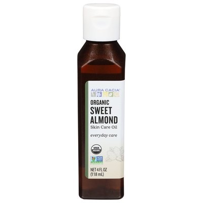 Aura Cacia Skin Care Oil Organic Everyday Care Sweet Almond Og2 1/4 OZ [UNFI-CARLISLE #318790] T