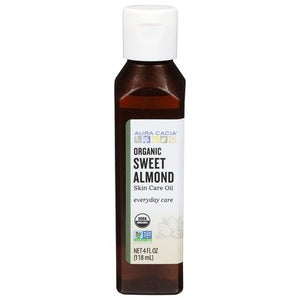 Aura Cacia Skin Care Oil Organic Everyday Care Sweet Almond Og2 1/4 OZ [UNFI-CARLISLE #318790] T