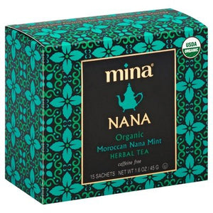 Mina Herbal Tea Organic Moroccan Nana Mint Og2 6/15 CT [UNFI #2354207] [ebt]