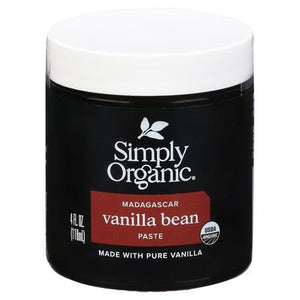 Simply Organic Vanilla Bean Paste Madagascar Og2 6/4 OZ [UNFI #2835650] [ebt]