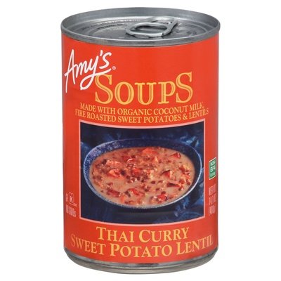 Amys Soups Sweet Potato Lentil Thai Curry Og3 12/14.1 OZ [UNFI #2691798] [ebt]
