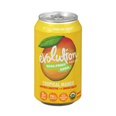Evolution Fresh Tropical Mango Fruit Soda Og2 6/12 OZ [UNFI #3076403] [ebt] T