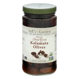 Jeffs Garden Kalamata Olives Organic Sliced Greek Og2 6/7 OZ [UNFI #1142702] [ebt]