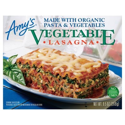 Amys Lasagna Vegetable Og3 12/9.5 OZ [UNFI #161166] [ebt]