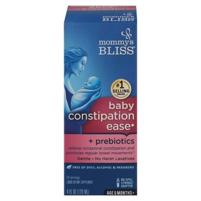 Mommys Bliss Constipation Ease +Prebiotics Baby Liquid 1/4 OZ [UNFI-CARLISLE #1718493]