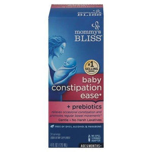 Mommys Bliss Constipation Ease +Prebiotics Baby Liquid 1/4 OZ [UNFI-CARLISLE #1718493]