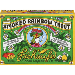 Fishwife Rainbow Trout Smoked 10/3.7 oz [UNFI-CARLISLE #3105848 ] [ebt]