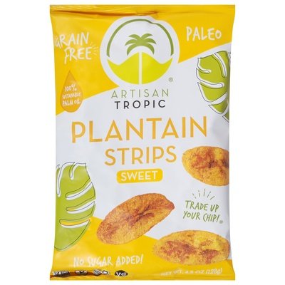 Artisan Tropic Plantain Strips Sweet 12/4.5 OZ [UNFI #1807700] [ebt]