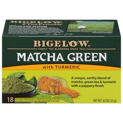 Bigelow Matcha Green Tea Tea Bags 6/18 BAG [UNFI #2280097] [ebt]