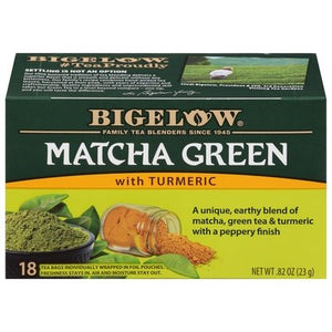 Bigelow Matcha Green Tea Tea Bags 6/18 BAG [UNFI #2280097] [ebt]