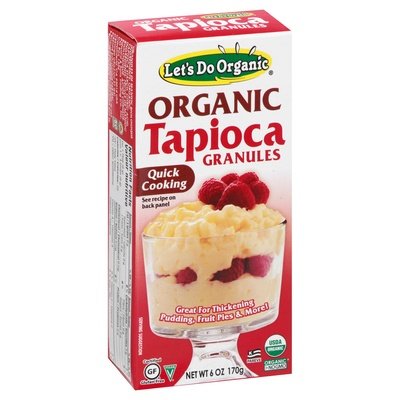 Lets Do Organic Tapioca Granules Organic Og2 6/6 OZ [UNFI-CARLISLE #1795236] [ebt]
