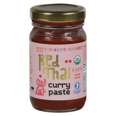 Mikes Organic Curry Love Curry Paste Red Thai Mildly Spicy Og1 6/4.23 OZ [UNFI #2680478] [ebt]
