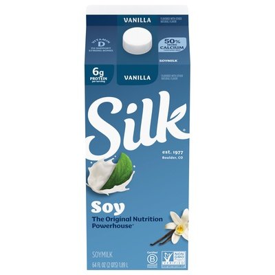Silk Soymilk Vanilla 6/64 OZ [UNFI #730507] [ebt] T
