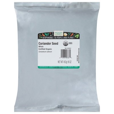 Frontier Nat Prod Co-Op Coriander Seed Whole 1LB Og2 [UNFI-CARLISLE #546473] [ebt]